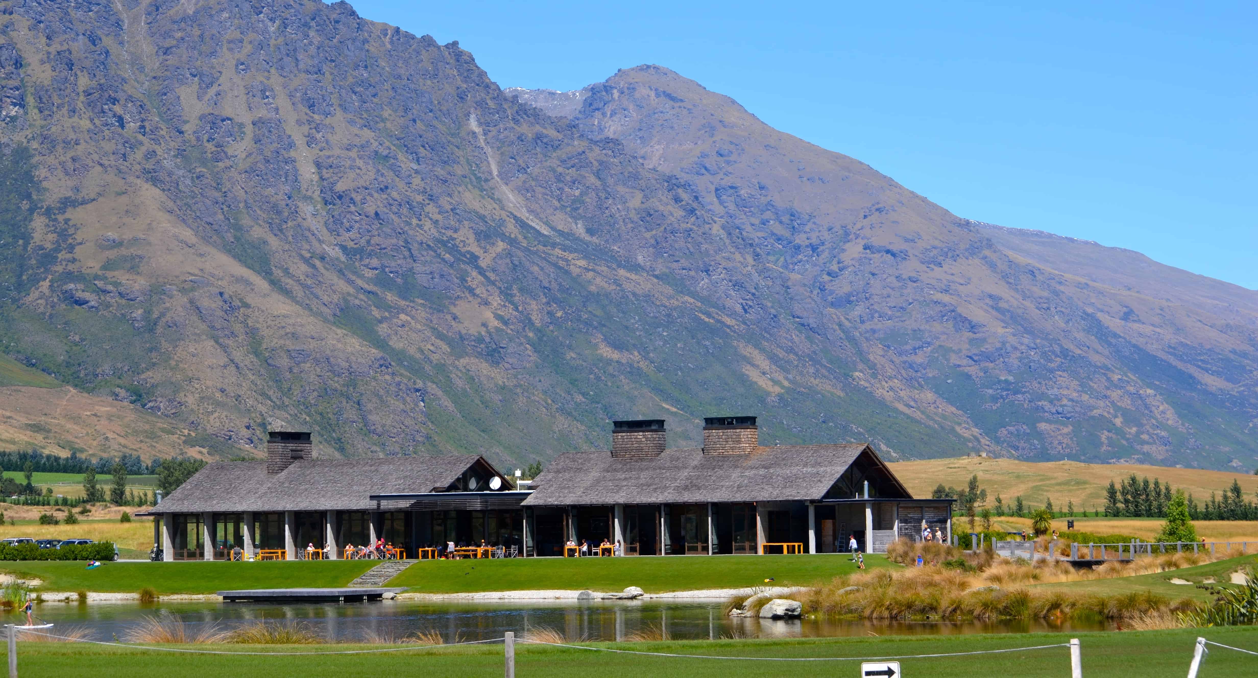 Jack's Point Golf Club, on Lake Wakatipu, beneath the Remarkables Range, South Island, New Zealand
