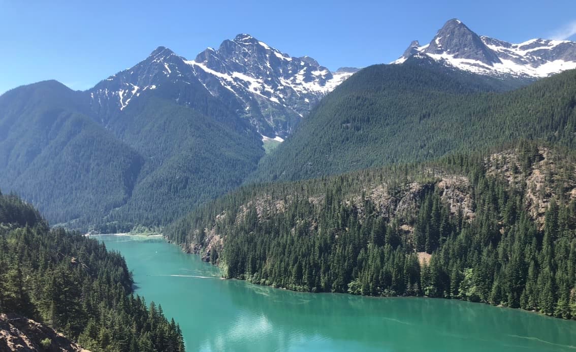 Ross Lake in the North Cascades