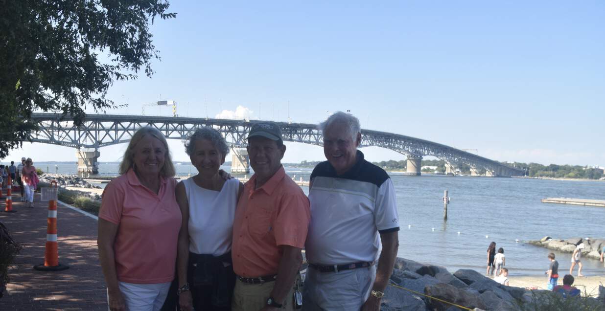 The four of us together at Yorktown