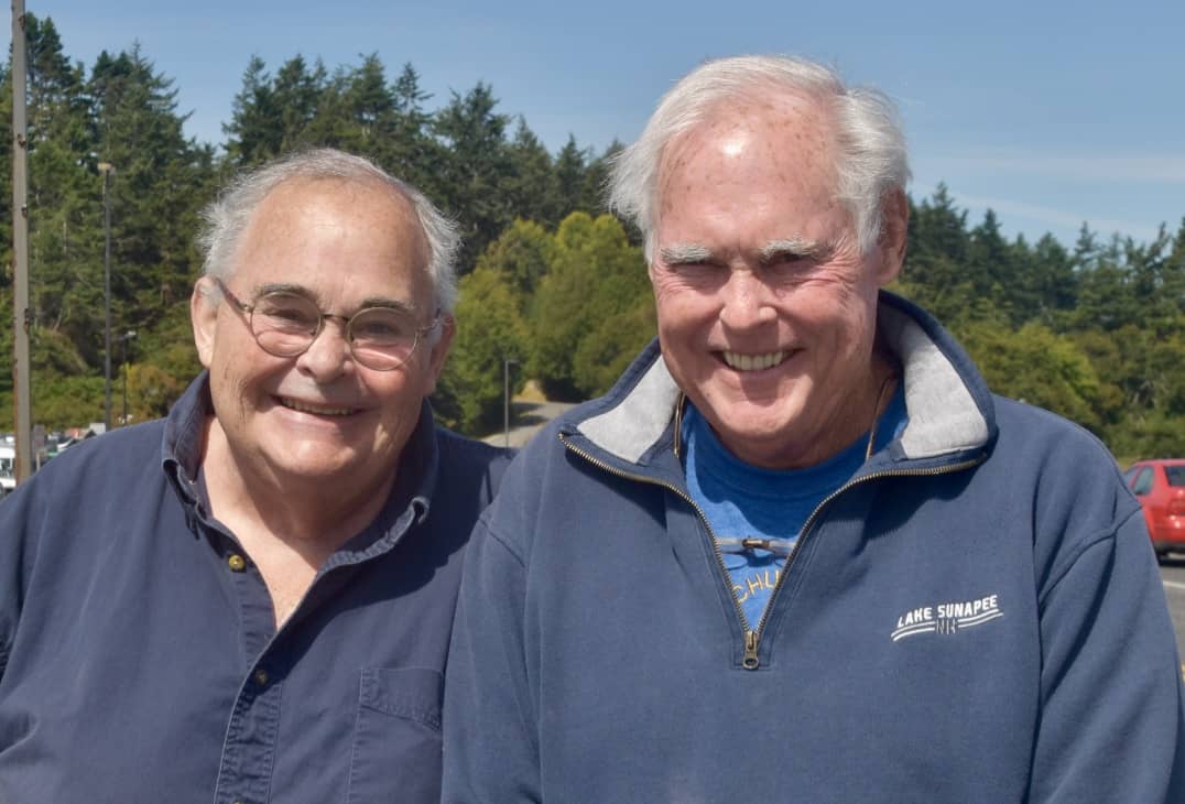 The two brothers, Will and John, on Whidbey Island