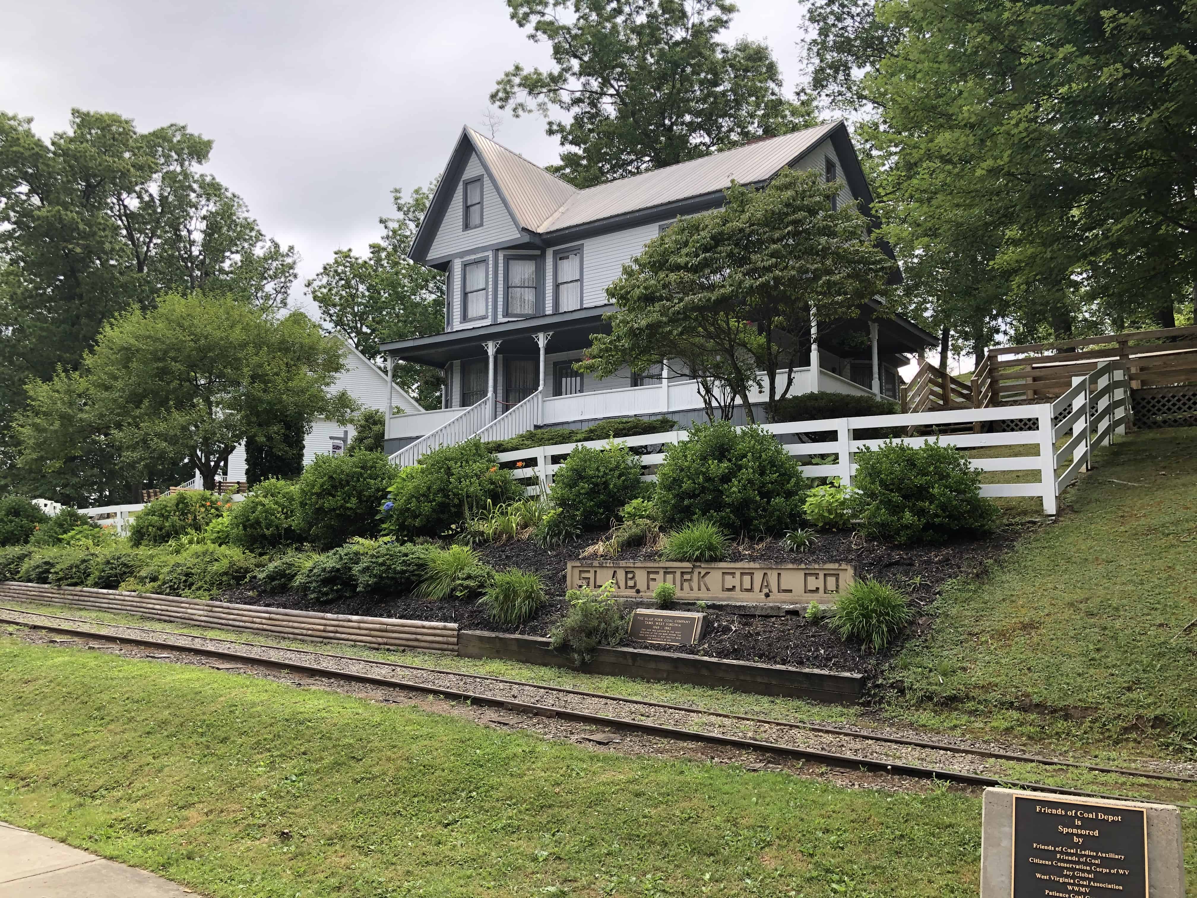 The Slab Fork headquarters building at the Exhibition Coal Mine